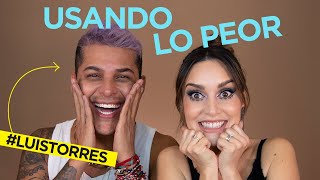 LUIS TORRES ME MAQUILLA CON MIS PRODUCTOS MÁS ODIADOS | PAU FLORENCIA