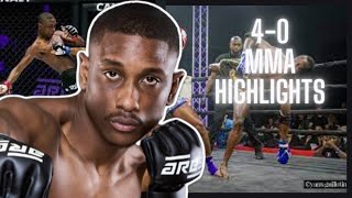 MUAY THAI FIGHTER IS WRECKING PEOPLE IN MMA!! 4-0 Youssouf Binate MMA HIghtlights -#mma #fyp