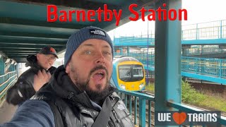 A very wet day train spotting at Barnetby