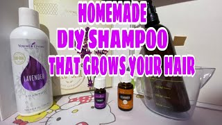 DIY SHAMPOO-HOW TO MAKE A SHAMPOO THAT WILL MAKE YOUR HAIR GROW AND SHINY