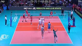 Volleyball Japan - Slovenia Amazing Full Match