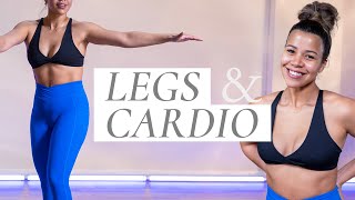 35 MIN Sweaty Leg Cardio Workout | No Equipment | FRESH START series