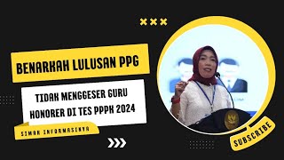 DIRJEN NUNUK LULUSAN PPG TIDAK MENGGESER GURU HONORER