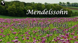 Lee Jae Phang plays Mendelssohn Songs Without Words, Op. 19 No. 1