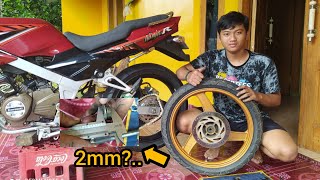 pasang velg ninja Rr di ninja r #velgninjarr #pasangvelgninjarr