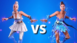 Fortnite Dance Battle ARIANA vs GRANDE (Emote | Dynamite, Build Up, Don't Start, Savage, Say So)