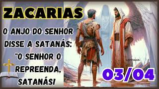 Satanás Acusa o Sumo Sacerdote Josué #Bíblia em áudio e falada  #Zacarias Capítulos  03 e 04