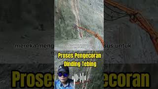 Proses Pengecoran Dinding Tebing