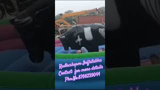 Hey youtube family🥰#bull rides#🥰Radheshayam inflatables#follow for more detail# Contact No8766239044