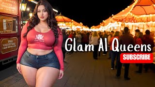 Glow and Confidence: Rocking Street Fashion for Curvy Queens