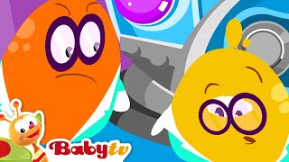 Is it a Cow, a Clock, or a Robot? 🐄🤖⏰ | Guess the Sound Game for Kids @BabyTV