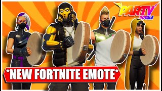 ⭐NEW FORTNITE EMOTE IN ACTION⭐ Best Traversal & Sing Along Emote | Fortnite Party Royale