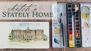 Line and Wash | Sketching a Country House