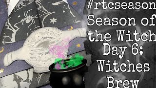 #rtcseason - Day 6: Witches Brew - Season of the Witch Challenge Envelope Journal Page