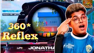 Jonathan 360* Reflex With @harshi__12 @ZGODGAMING @LoLzZzGaming || #Jonathan #Shorts