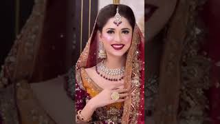 Beautiful bridal famous makeup with beautiful hairstyle with amazing jewellery #bridalmakeup #insta