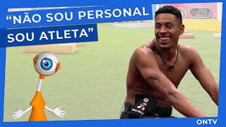 BBB 22 - PAULO se irrita e diz que não é PERSONAL e sim ATLETA #bbb