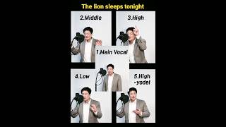 The lion sleeps tonoght / Wimoweh / 라이온킹 / 아카펠라 요들