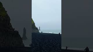 A 360° view of Reynisfjara, Iceland, aka Black Beach. Such an eerie and beautiful place.