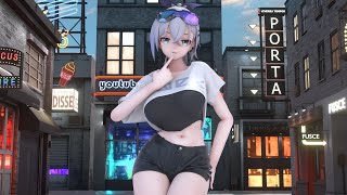 【Honkai StarRail MMD/Blender】Silver Wolf - Queencard【98】【银狼】