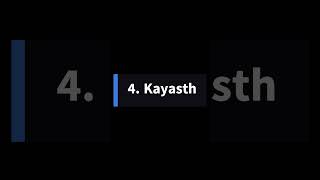 Top 10 Caste In India #caste#youtube#shorts#viral#short#trending#ytshorts#india#world#love#yt#top