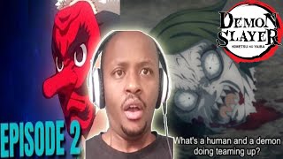 DEMON SLAYER S01 E02 | First Time Watching | "Trainer Sakonji Urokodaki" ANIME REACTION