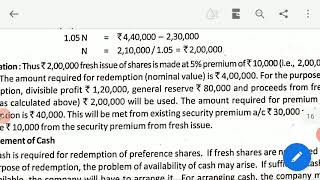 Redemption of Preference Shares 3