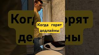 Когда горят дедлайны #рек #жиза #айтишник