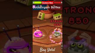 My Singing Monsters Colossingum Battles Monsters Attack Sounds #meyzileyoutubeshorts #shortsfriends