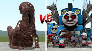 NEW EVIL BABY VS THOMAS CURSED FAMILY AND OTHER in Garry's Mod!