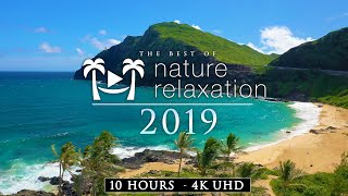 10 HOUR 4K DRONE FILM: Best of Nature Relaxation™ 2019 + Calming Music (Ambient AppleTV Style)