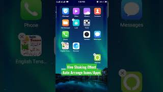 #iphone shaking effect|#oppo Auto arrange Screen Apps