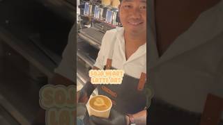 How to pour Soya milk Heart Latte Art