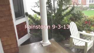 Rainstorm 9 3 13 No downspouts