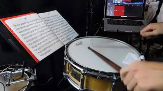 Mitchell Peters Intermediate Snare Drum Studies Etude 30 116bpm