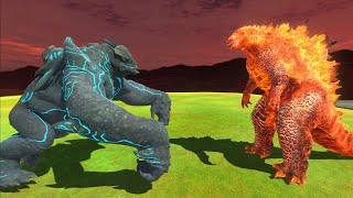 Leatherback vs Godzilla Thermonuclear- Epic Monster Showdown | Animal Revolt Battle Simulator