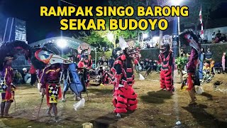 Spektakuler Rampak Singo Barong Kesenian Jaranan Reog Sekar Budoyo Live Bringin Montong