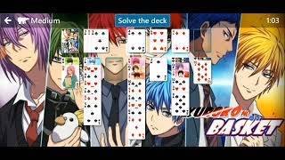 Microsoft Solitaire Collection | Kuroko Theme | Star Club - Klondike: Medium I Challenges 6~10