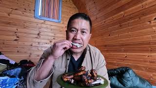 Solo Camping Masak Sup Sama Panggang Chiken Wing