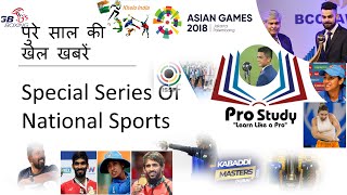 Sports News | भारत एवं विश्व की खेल खबरें | 2018 - 2019 | Current Affairs | Awards | Seasons |