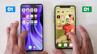 Xiaomi Mi 9 Pro 5G vs iPhone 11 Pro Speed test