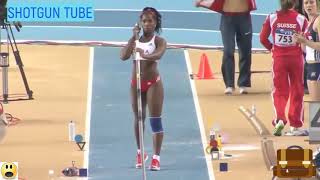 YARISLEY SILVA AMAZING POLE VAULT SKILLS