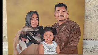 Melukis Cepat Seniman Gintung - Time Lapse Painting