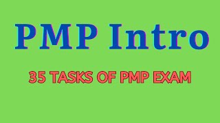 PMP 35 Tasks