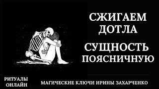 Сжигаем дотла ПОЯСНИЧНУЮ СУЩНОСТЬ. Сущность на пояснице. Мочекаменная болезнь. Опоясывающий лишай.