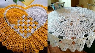 Free Crochet Table Runner Crochet Table Cloth patterns design ♥