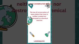 Ch37 Law of Conservation of Mass #science #chemistry #shorts