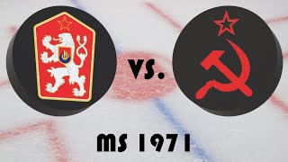 Mistrovství světa v hokeji 1971 - 2. kolo - Československo - Sovětský svaz