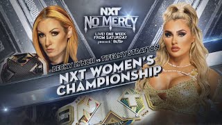 NXT No Mercy 2023 Tiffany Stratton vs Becky Lynch 2K23 Simulation