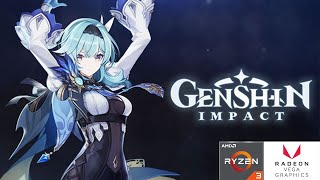 Genshin Impact | AMD Ryzen 3 2200G | Vega 8 Graphics